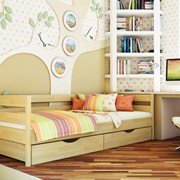 Кровати деревянные “Нота“ фото