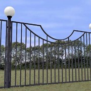 Сварной забор, ворота фото