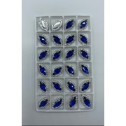 Пришиваемые стразы набор 24 шт оттенок синего фото