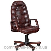 Кресло для руководителя Марракеш Экстра вишня Механизм ANYFIX Мадрас дк браун фото