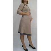 Трикотажное платье для беременных фото