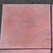 Тротуарная плитка Ластрик cлоновая кость, терракот, красный, серый, шоколад, бордо фото