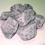 Камень для бани габбро-диабаз овалованый 40*80 мм 10 кг (для электро каменок) фото