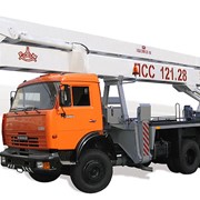 Автовышка ПСС-121.28-03 на шасси КамАЗ-43114. фото