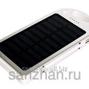 Аккумулятор Power Bank Coosen с солнечной батареей 8800 mAh серебро 86974 фото