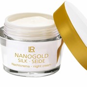 Ночной крем для лица Nanogold & Silk