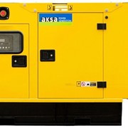 Дизельный генератор Aksa APD33A в кожухе фотография