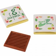 Шоколад с логотипом компании 5 грамм фото