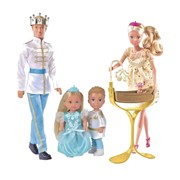Набор кукол Королевская семья Штеффи, Кевин, Еви, Тимми фото