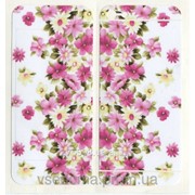 Виниловая наклейка для iPhone 5/5s Цветы + заставка