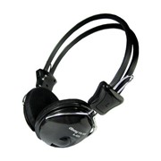 A-626 Global наушники полноразмерные проводные, Mic., оголовье, Чёрный фото