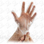 Полиэтиленовые перчатки фото