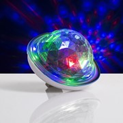 Световой прибор 'Мини диско шар', 6 см, USB, моргает, RGB