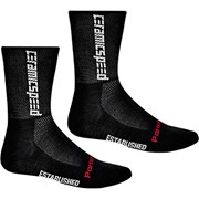 Носки CeramicSpeed Socks Defeet HighTop 5“ (M черный) фотография