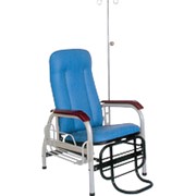 Кресло для переливаний BLY-I (b), двухсекционное, с телескопической инфузионной стойкой фото
