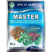 Удобрение Master для декоративно-лиственных растений 24.10.15 (Мастер) 25 гр. Valagro