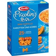 ПАСТА BARILLA MINI FARFALLE CON CAROTA E ZUCCA 500Г.