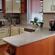 Столешница для кухни, ванной комнаты из кварцита (кварцевый агломерат) фото