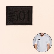 Термоаппликация 'Last 501', 4,6 x 3,3 см, цвет чёрный (комплект из 10 шт.) фото