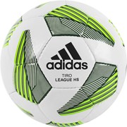 Мяч футбольный Adidas Tiro Match League HS FS0368, р.5, бело-зеленый фотография