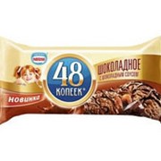 Мороженое 48 КОПЕЕК шоколадный пломбир /шоколадный соус, 192г фотография