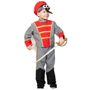 Карнавальный костюм для детей Карнавалофф Комарик-гусарик со шпагой детский, XS (92-110 см)