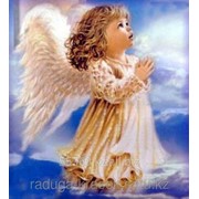 Картина-мозаика стразами Молитва ангела 40х50 см фото