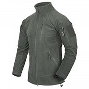 Куртка флисовая Helikon Alpha Tactical Jacket Grid Fleece, Foliage Green, новая