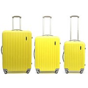 Комплект дорожных чемоданов на колесах Ananda Line (Желтый) фото