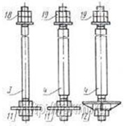 Анкерный болт фундаментный 2.1М16х400 с анкерной плитой ГОСТ 24379.1-2012 (ГОСТ 24379.1-80)