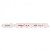 Matrix Полотна для электролобзика по металлу, 3 шт,T118B, 50 x 2 мм, HSS Matrix