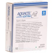 Повязка Аквасель Экстра с серебром (Aquacel Extra Ag) 10х10 см фото