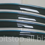Ветровики дверей с хром полоской ASP передние и задние/ дефлекторы Hyundai Sonata YF BHYST1123C фотография