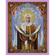 Икона “Покров Пресвятой Богородицы“ (Артикул: P-201) фото