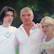 Семейный портрет маслом | Family portrait in oil