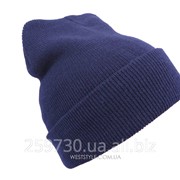 Темно-синяя шапка фото