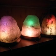 Соляные светильники и камины из Артёмовской соли. фото