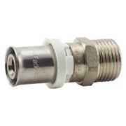 Муфта пресс с наружной резьбой 16х1/2", 20х1/2, 20х3/4, 26х3/4, 26х1 Comtek