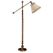 Торшер/напольный светильник с бежевым абажуром Высота 170 см. арт.33-56.1/4856 фотография