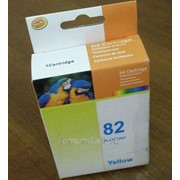 Картридж Ink HP №82 CH568A/ c4913a low Y Exen 28ml for for HP Designjet 500 фото