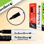 Маркеры SCHREIBER Маркер перманентный 1мм пулевидный, черный фото