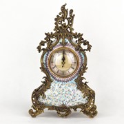Часы фарфоровые с бронзой 23х10х38 см Wah luen handicraft фотография