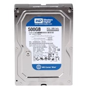 Жесткий диск HDD WD 500 Gb 7200 rpm, SATA 3, 16Mb, (WD5000AAKX) фотография