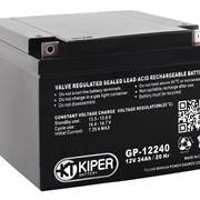 Аккумуляторная батарея Kiper GP-12240 12V/24Ah фотография
