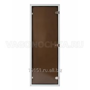 Дверь Soul Sauna для турецкой парной 700х1900 мм с порогом, стекло бронза фотография