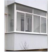 Остекление балконов алюминиевыми конструкциями фотография