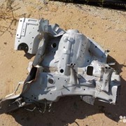 Передний левый лонжерон чашка киа рио солярис фото