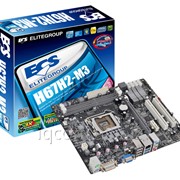 Материнская плата LGA-1155 ECS H67H2-M3 Intel H67 2x DDR3 1 HD Graphics Micro-ATX 2x USB3,0 Box фото
