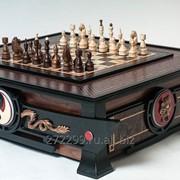 Шахматный стол «Династия» эксклюзивный фото
