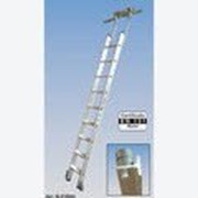 Алюминиевая лестница для стеллажей, со ступеньками 7 шт для Тобразной шины Stabilo KRAUSE 8156120 фотография